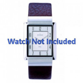 Horlogeband Skagen 224LSL1 Leder Bruin 22mm